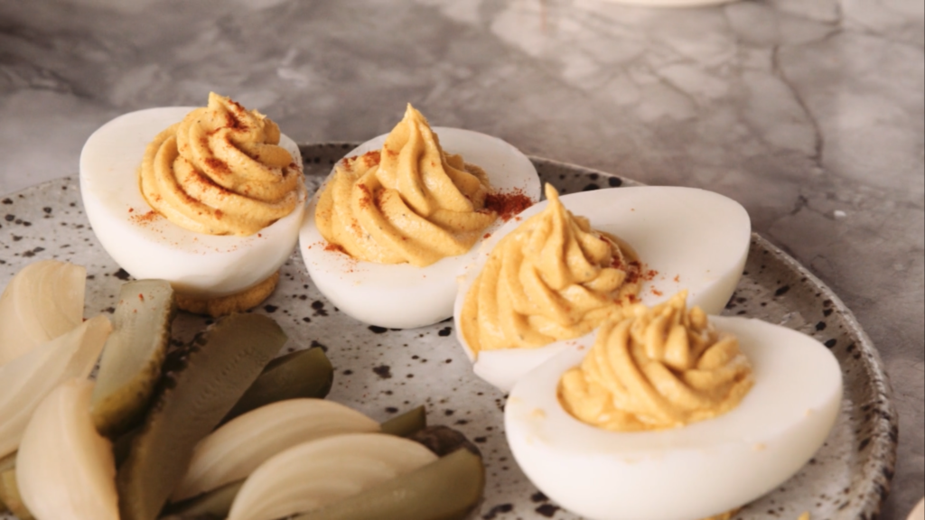 Spiced Devilled Eggs