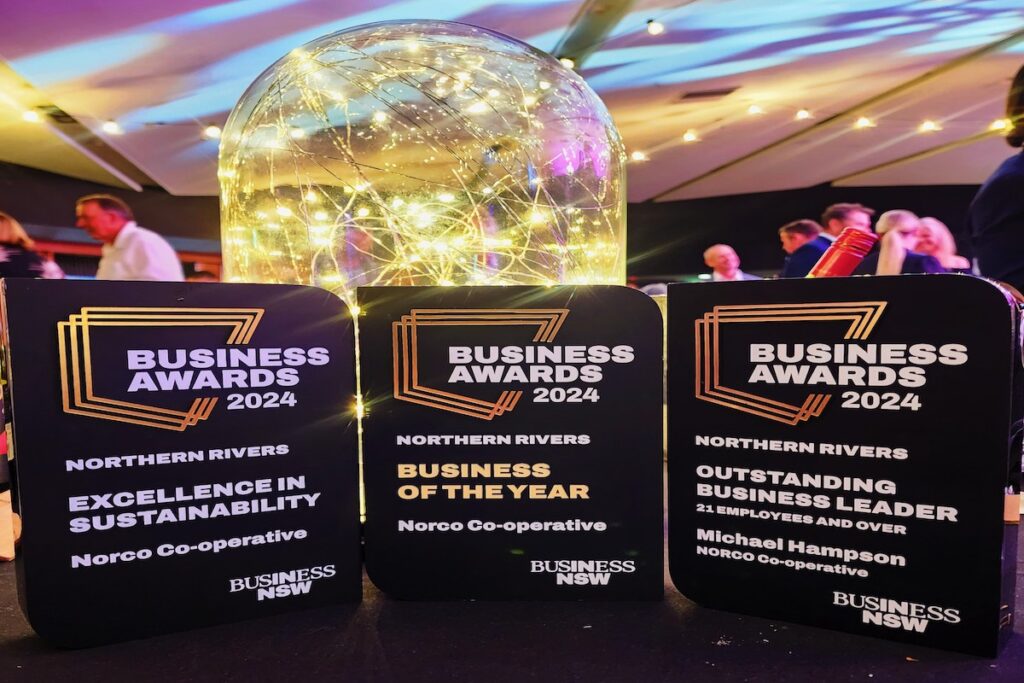 Norco celebrates three award wins at the 2024 Northern Rivers Business Awards