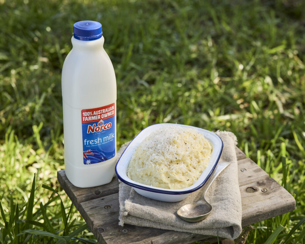 Parmesan Mashed Potatoes with Louis Tikaram